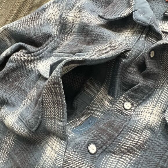 5.11 Tactical Snap Front Blue Flannel Shirt Men's Size Small - Picture 7 of 12